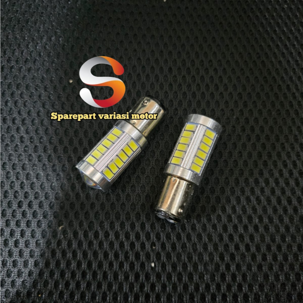 lampu led 33 mata lampu stop rem matic bebek soket h6 ac dc universa