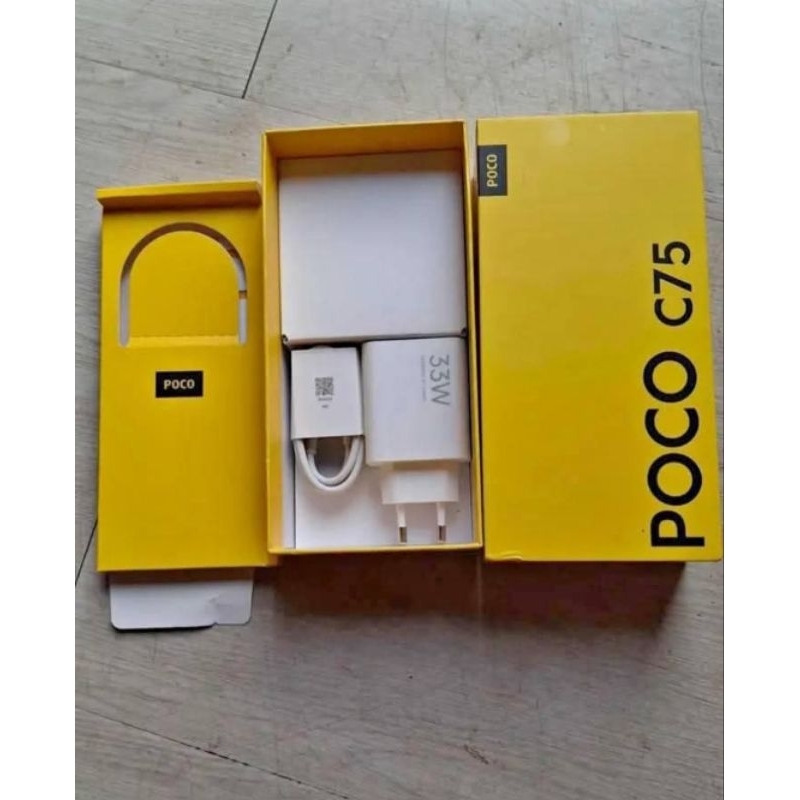 CHARGER BAWAAN POCO C75 ASLI COPOTAN ORIGINAL