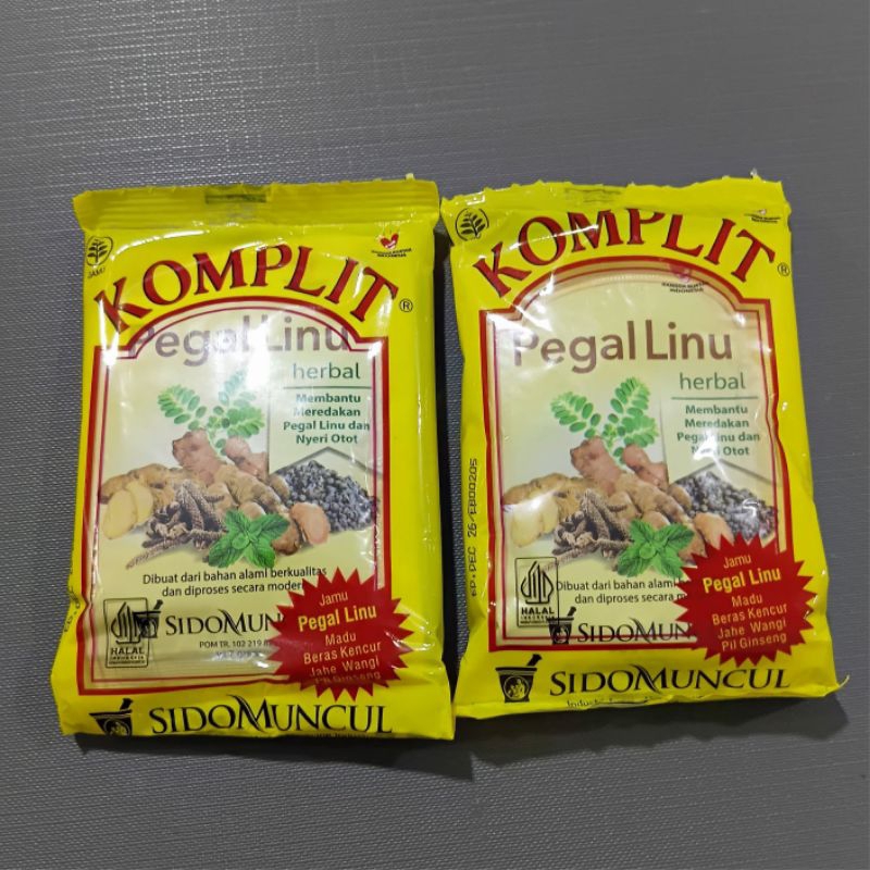 

Jamu Komplit Pegal Linu Sachet | Komplit Pegal Linu Sidomuncul - Jamu Pegal Linu