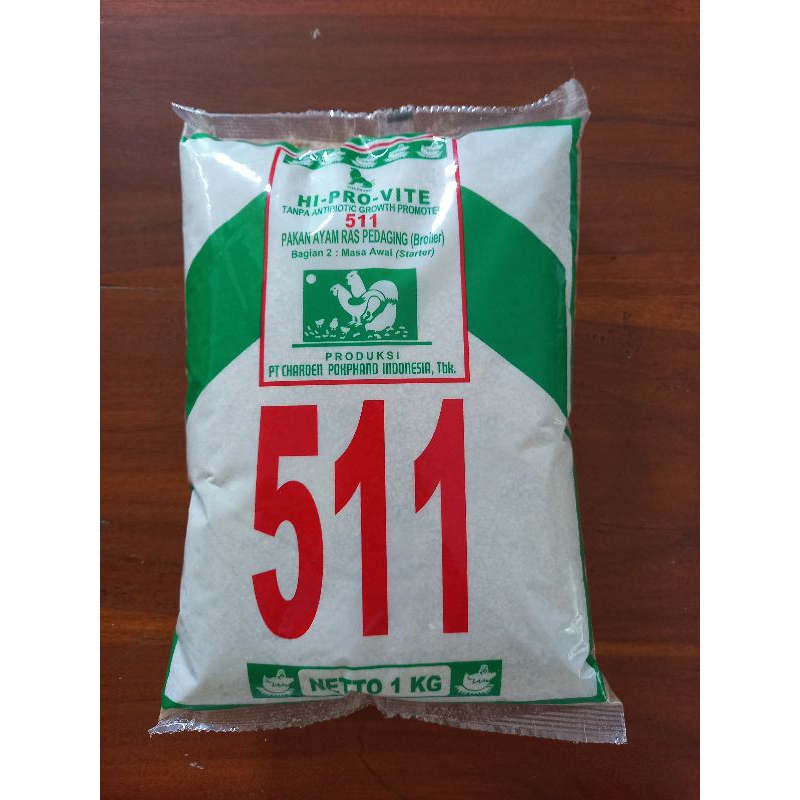 Pakan Ayam Ras Pedaging (Broiler) HI-PRO-VITE 511