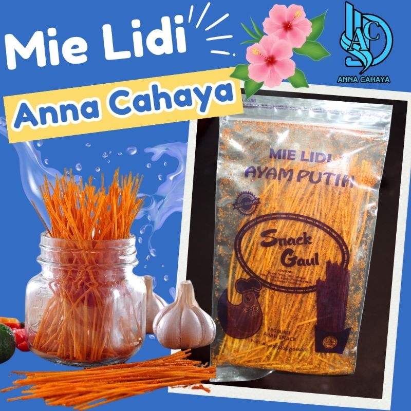 

Mie Lidi Ayam Putih Pedas Nampol Kemasan Ekonomis - Cemilan pedas - Snack kering - Kue Kering - Kue lebaran