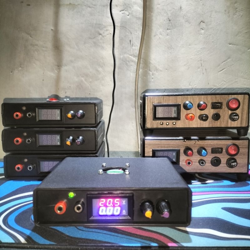 Adjustable DC Power Supply MBR Siap Pakai