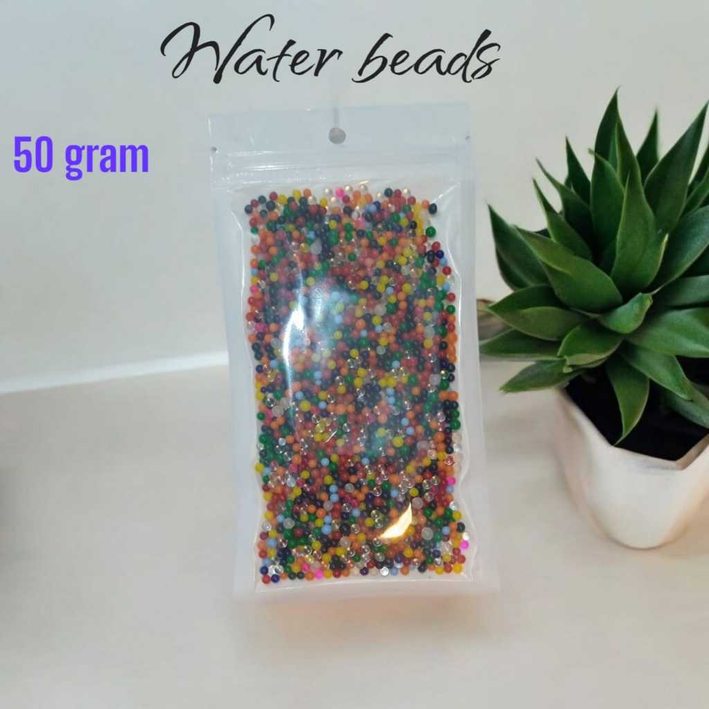 GROSIR 100 gr WATERBEADS HYDROGEL BUNGKUS SACHET - WATER BEADS MURAH