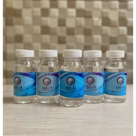 

PROMO!!! air zam zam kemasan 60 ml untuk oleh oleh haji dan umroh gratis packing dus+buble wrap (COD)