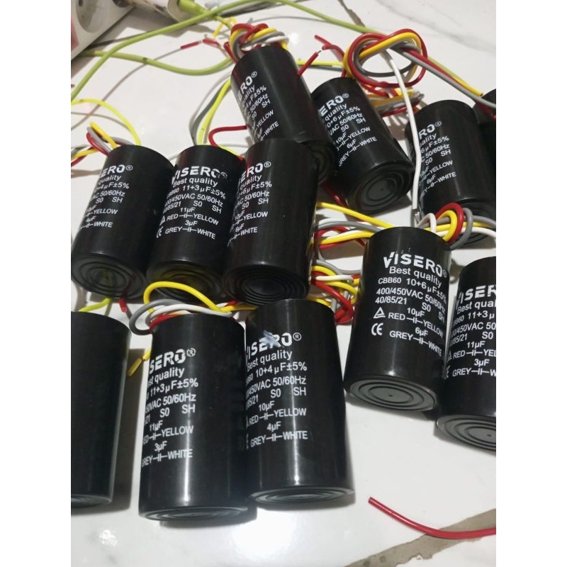 kapasitor mesin cuci 2 tabung visero / capasitor mesin cuci universal