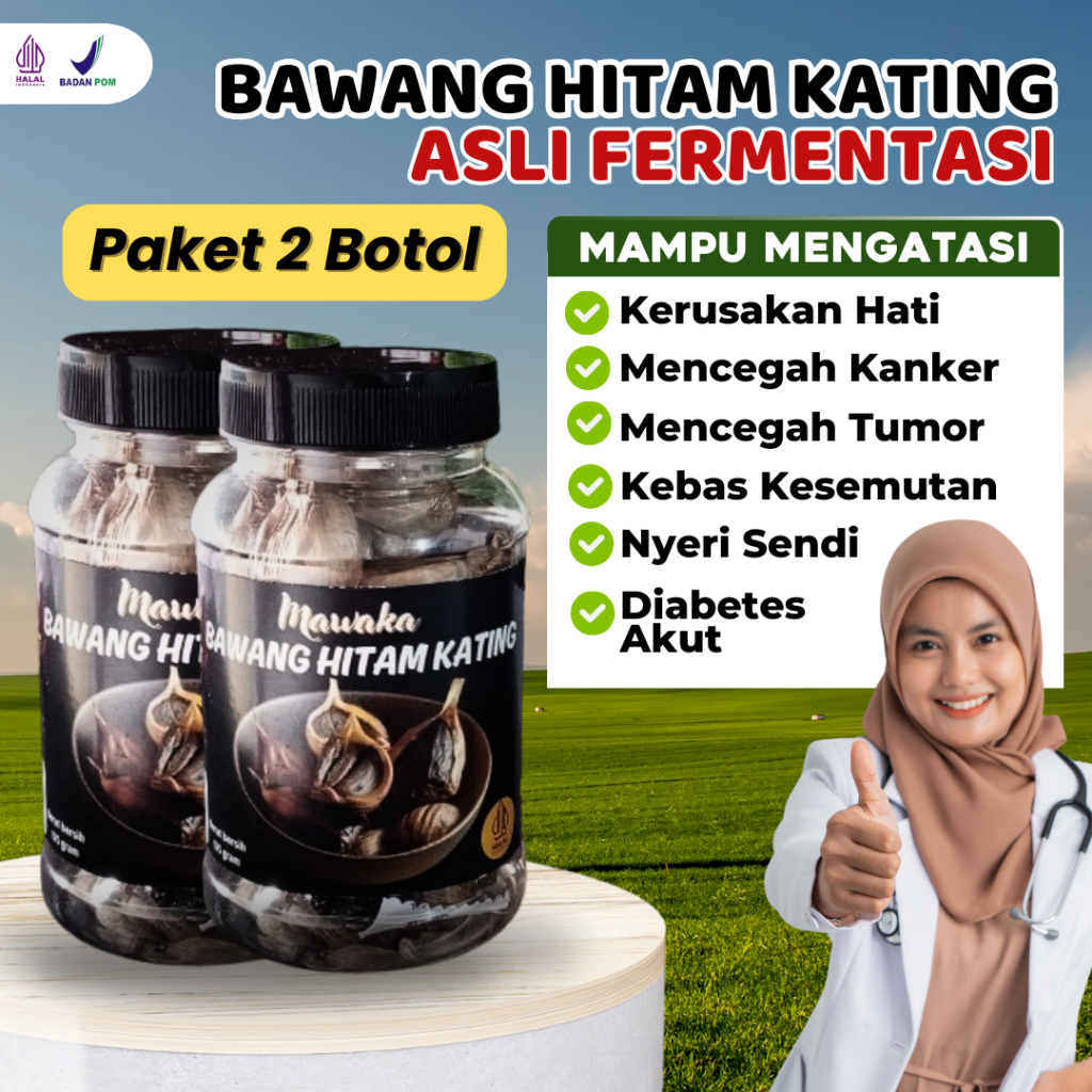 

Bawang Hitam Kating Garlic Lanang Putih Tunggal Mawaka Gram Lokal Premium Black Fermentasi Pencernaan