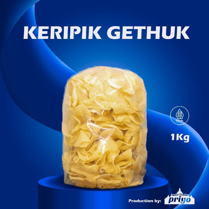 

Keripik Singkong Getuk 1kg Priyo Snack Renyah & Gurih Khas Magelang