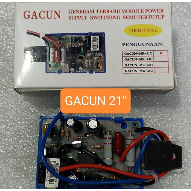REGULATOR TV GACUN 21" POWER SUPPLY TV GACUN 21 INC
