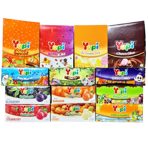 

YUPI KEMASAN BARU ISI 24 PCS all VARIAN RASA