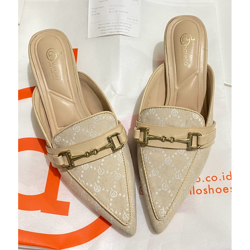 preloved heels donatello (cream)