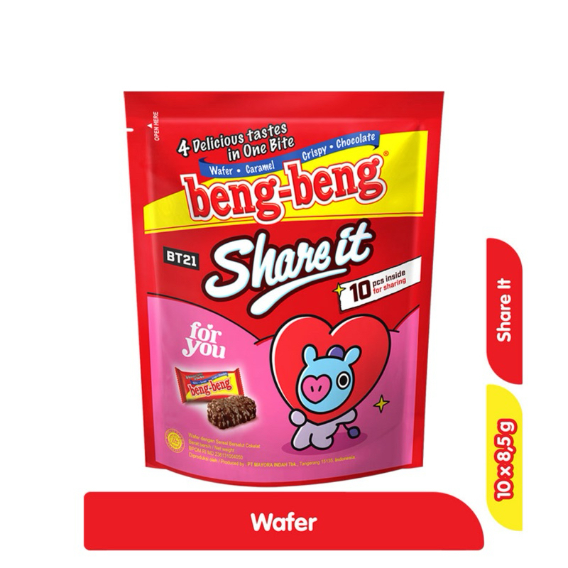 

BENG BENG SHARE IT ISI 10x8,5g COKLAT CRISPY