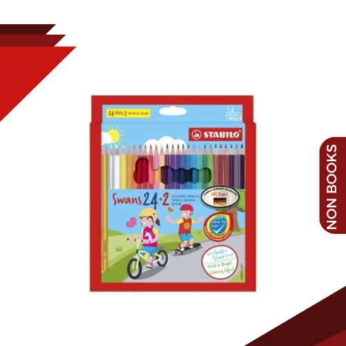 

Gramedia Medan - STABILO HARTUNG COLOR PENCIL 24+2