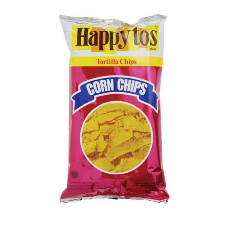 

cemilan happy tos Tortilla chips red 140 gram