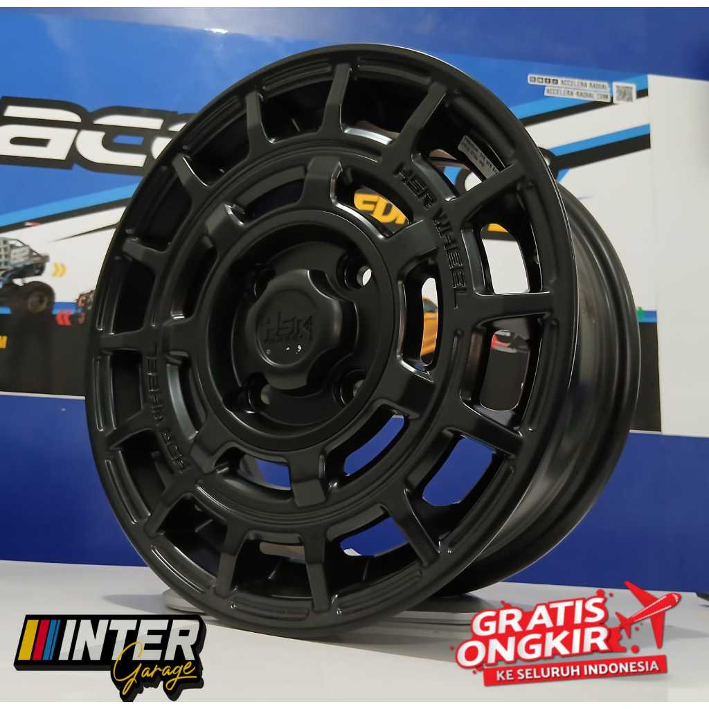 pelek mobil Hsr Mentawai Ring 14 Lebar 6 Pcd 4x114,3 Et 36