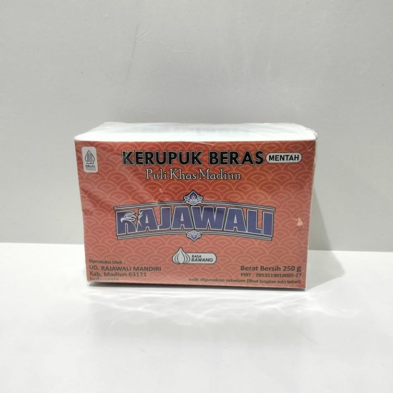 

250gram kerupuk beras/kerupuk puli MENTAH RAJAWALI khas Madiun