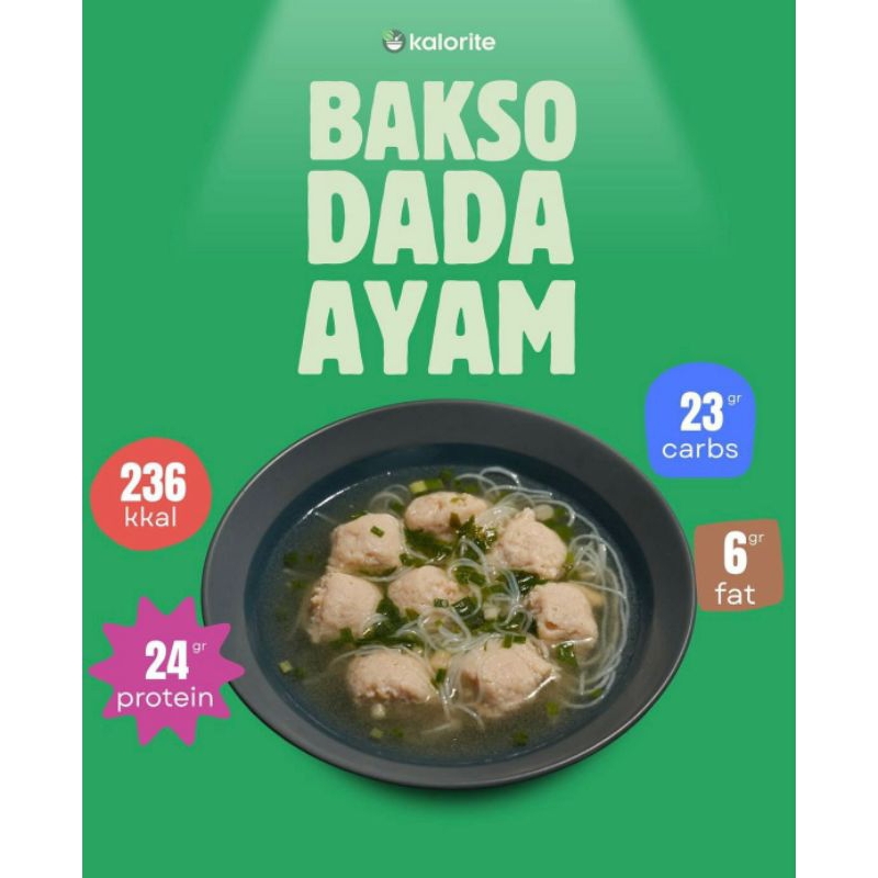 

Bakso Dada Ayam - Healthy Diet Meal Prep Sehat