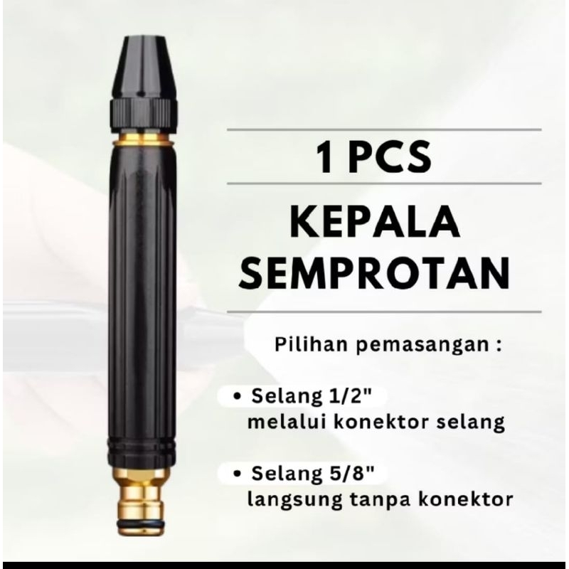 jet air kepala semprotan air hose nozzle semprot motor