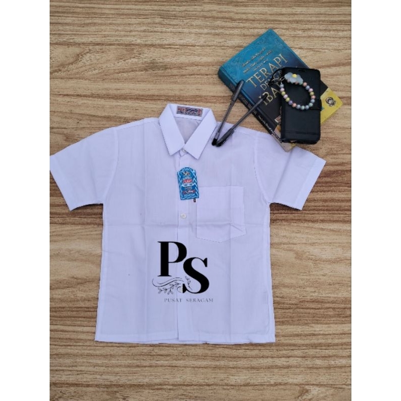 pusat seragam | SERAGAM SEKOLAH | HEM PUTIH LENGAN PENDEK MEREK LUMAYAN | KEMEJA PUTIH LENGAN PENDEK
