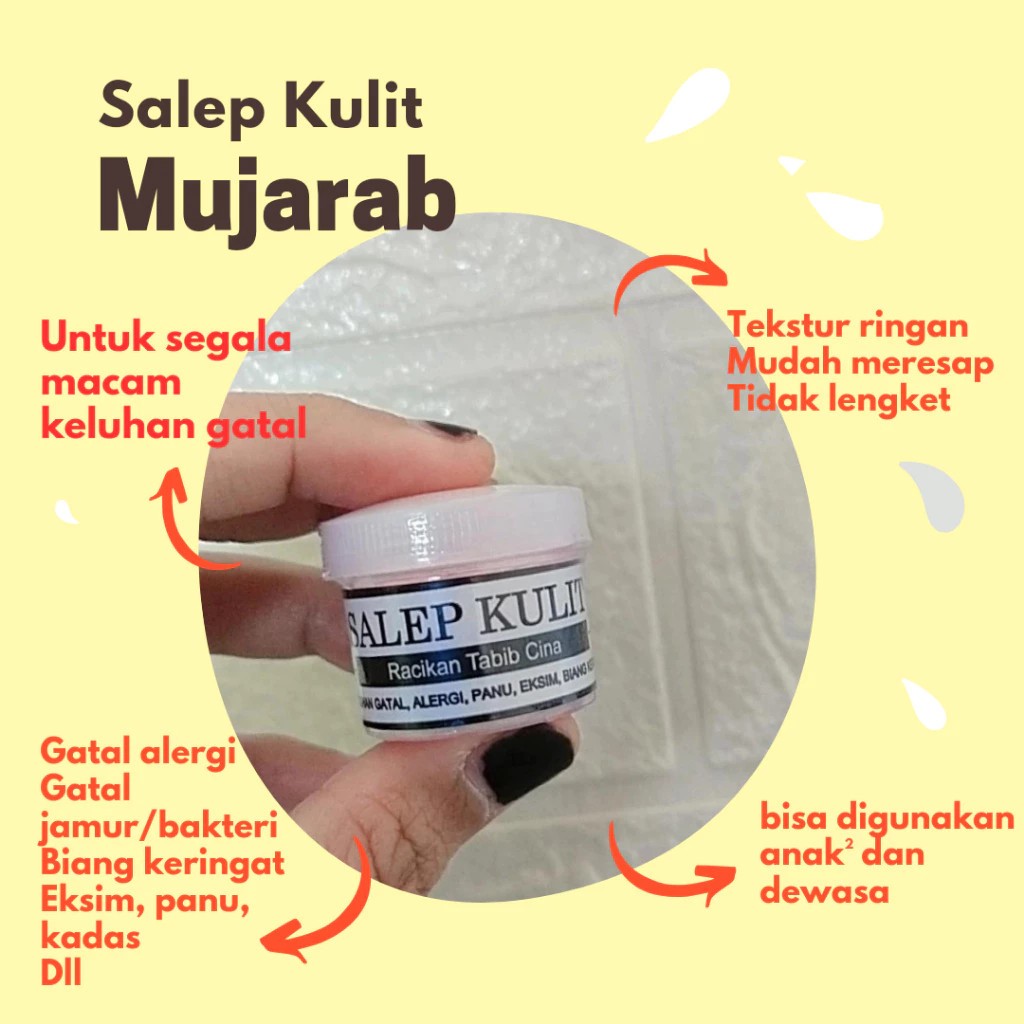 Salep Kulit Gatal Garansi Pasti Manjur Racikan Spesialis Kulit Paling Ampuh Eksim Basah, Eksim
