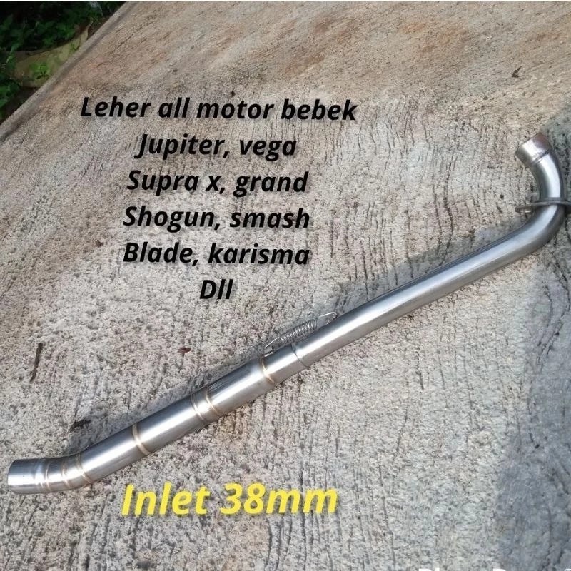 Leher Knalpot Motor Bebek Netral Samping inlet 38