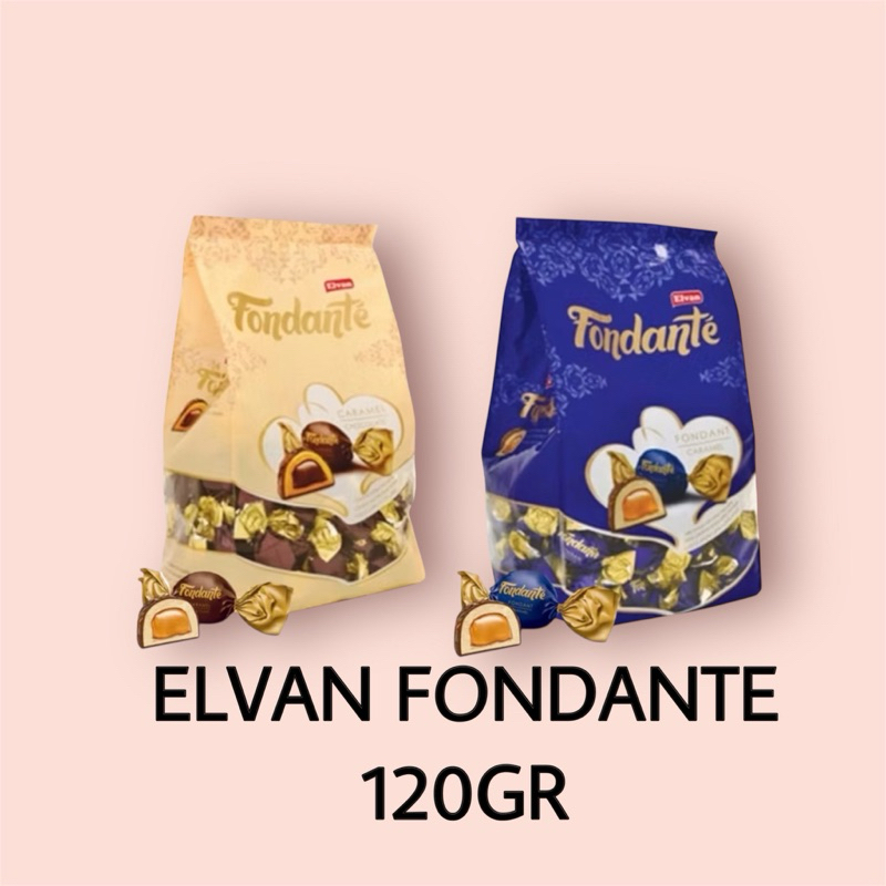 

PROMO! COKLAT ELVAN FONDANTE 120GR CARAMEL / CHOCOLATE CARAMEL