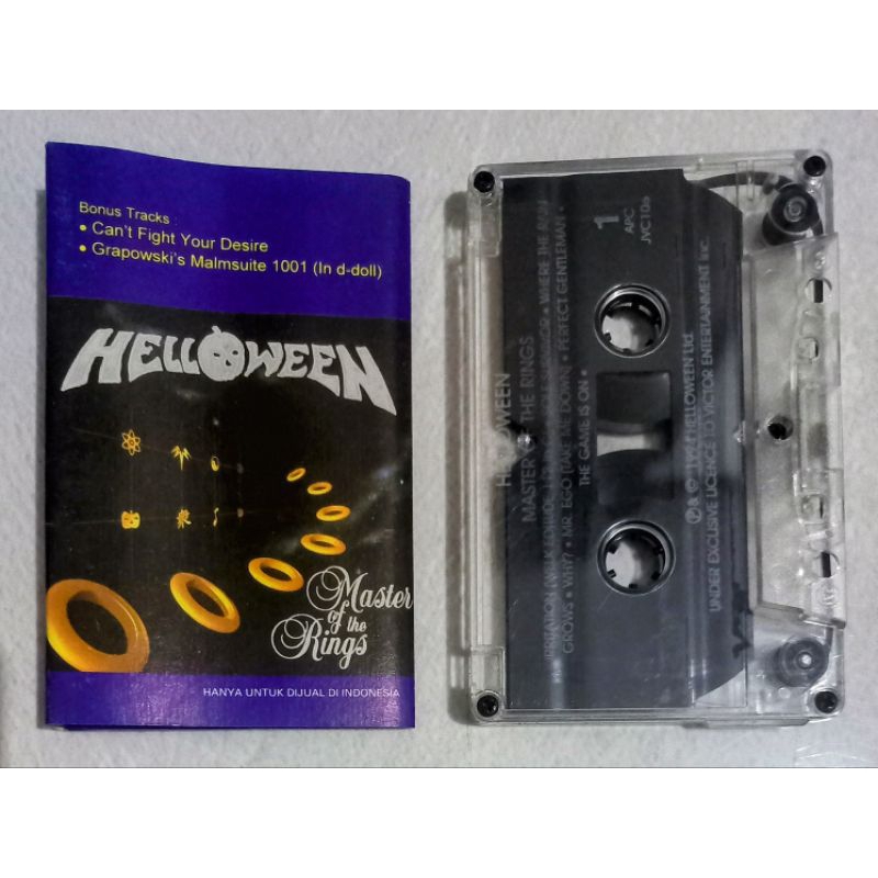 Kaset Pita H8 HELLOWEEN Album Master Of The Rings