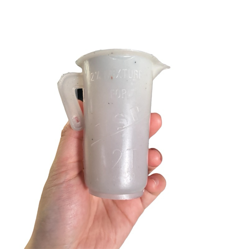 Sloki plastik pvc sloki oli vespa minyak samping gelas takaran oil