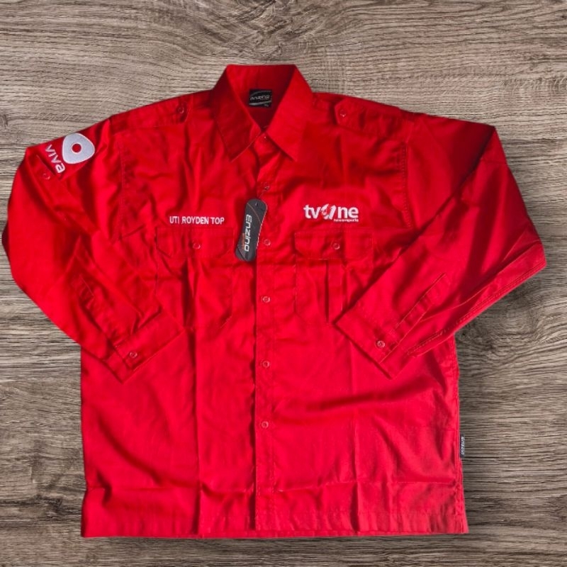 KEMEJA TVONE. SERAGAM REPORTER. BAJU TV ONE