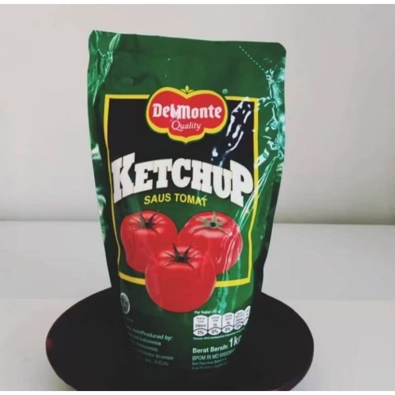 

Del Monte Saus saos Tomat Delmonte Pouch 1kg Kemasan Refill - Del Monte Ketchup