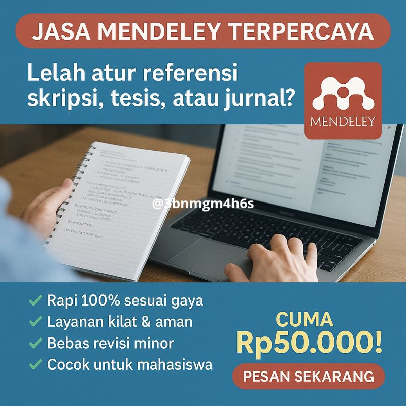 Jasa Mendeley Terpercaya Jasa Atur Referensi