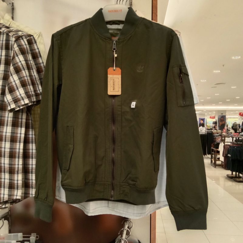 WATCHOUT JAKET B0MBER POLOS PRIA ORIGINAL