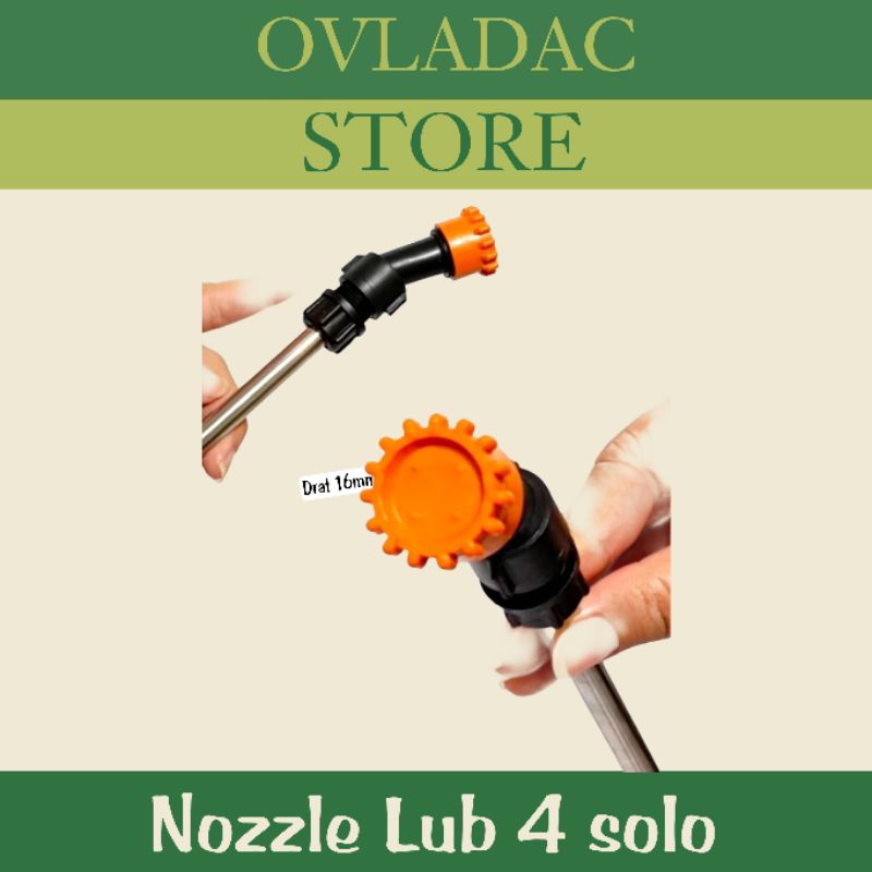 Nozzle sprayer 4 Lubang spuyer plastik spuyer kabut spuyer semprotan hama tangki sprayer SOLO manual