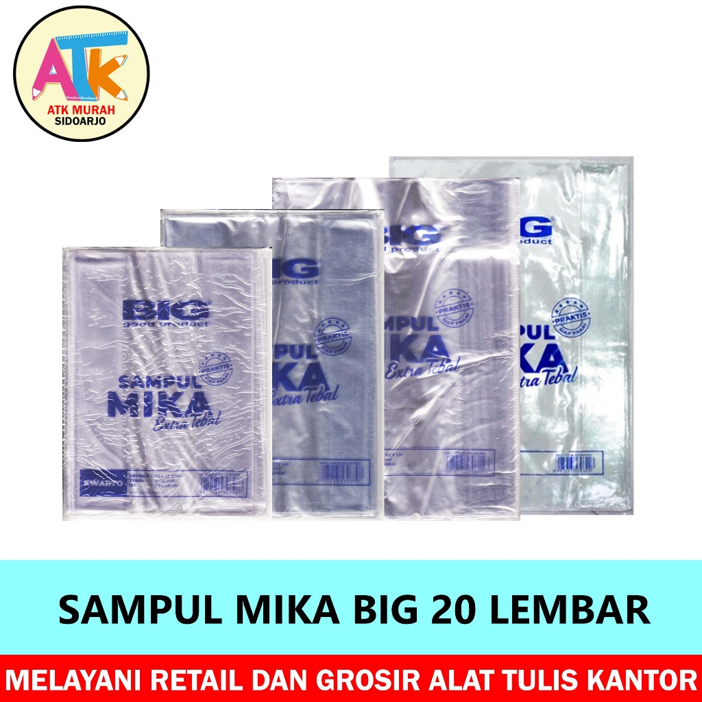 

SAMPUL PLASTIK TEBAL MIKA BIG