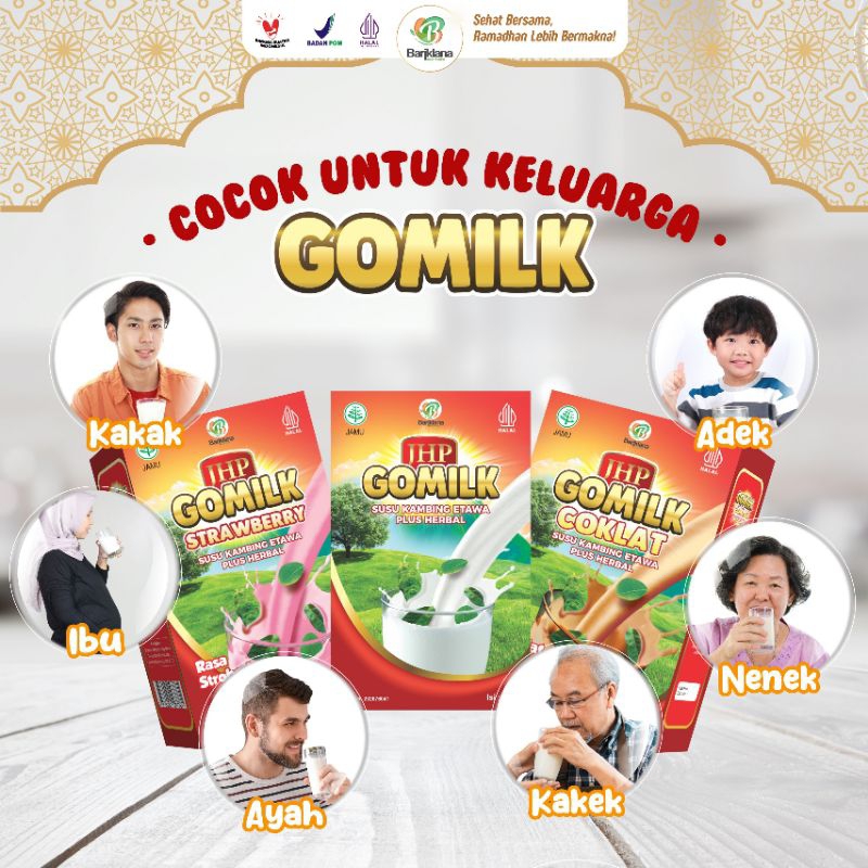 

Susu Gomilk 3 varian rasa ( Coklat, Vanilla, Strawberry)