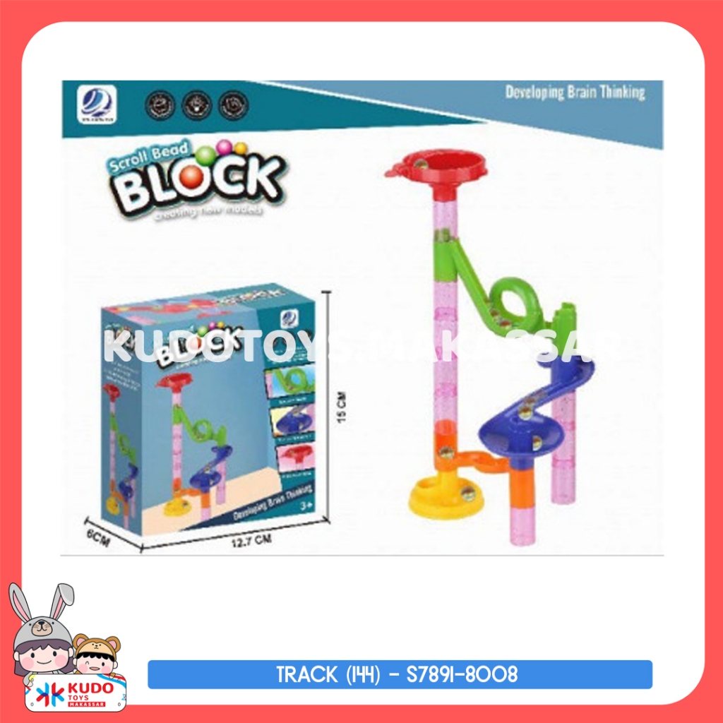 MAINAN BALOK SUSUN JALUR KELERENG - S7891-8008