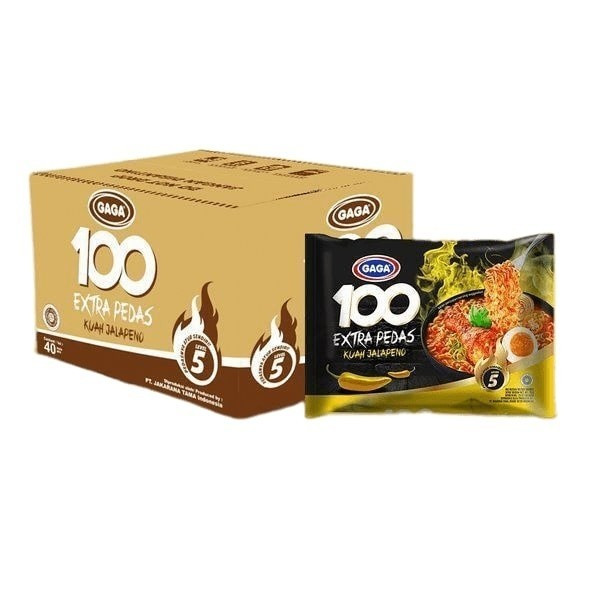 

1 Karton Mie Instan Mie Gaga100 ALL VARIANT 40x75gr [ KARTON ]