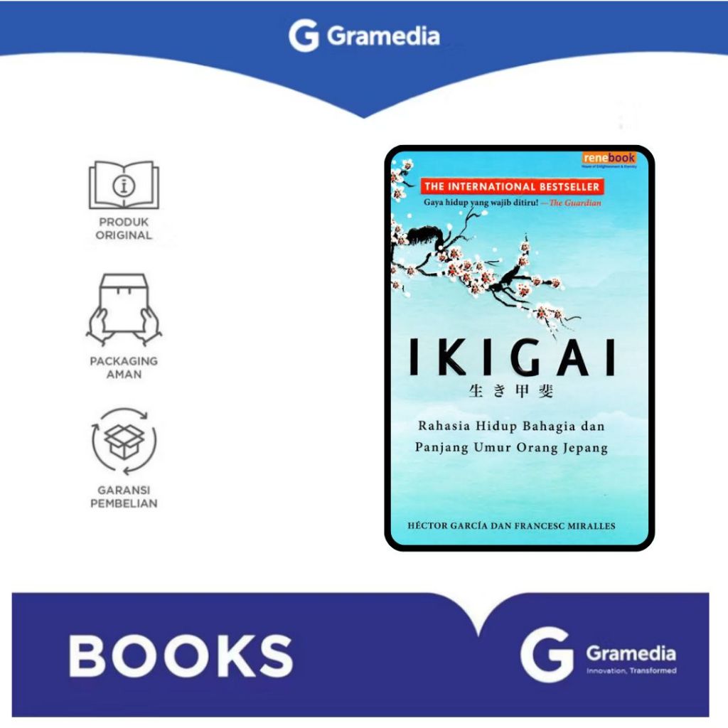 Ikigai : Rahasia Hidup Bahagia dan Panjang Umur Orang Jepang