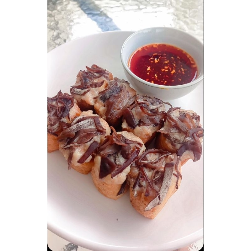 

Tahu baso Topping jamur isi 8 Pcs