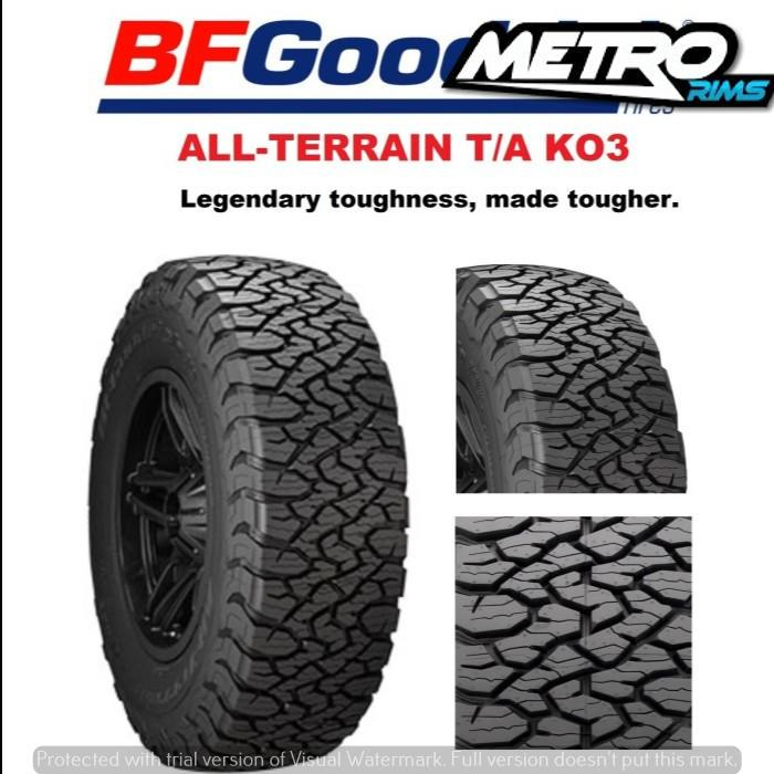 BAN MOBIL IMPORT SEMI OFFROAD RING 16 265/70 BFGOODRICH KO3 265 70 R16 MOBIL TRITON HILUX FORTUNER