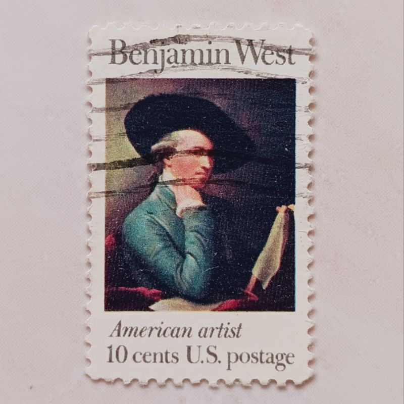 

(AD) Perangko Amerika Serikat 1975 American Arts (1975) - Benjamin West (1738-1820) 10 cent Used