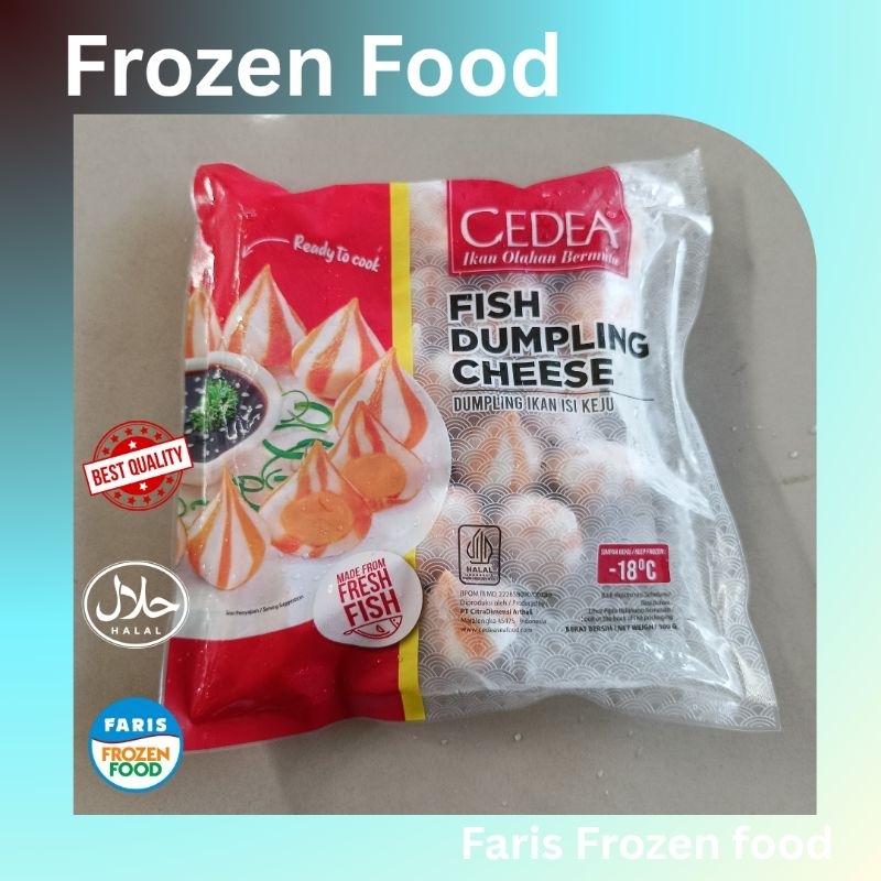 

CEDEA Fish Dumpling Cheese. Dumpling ikan isi keju