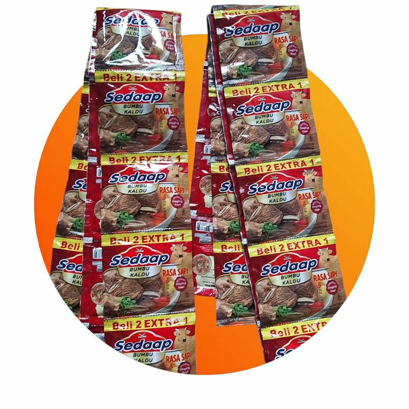 

Bumbu kaldu sedaap 2 renceng/36 sacet