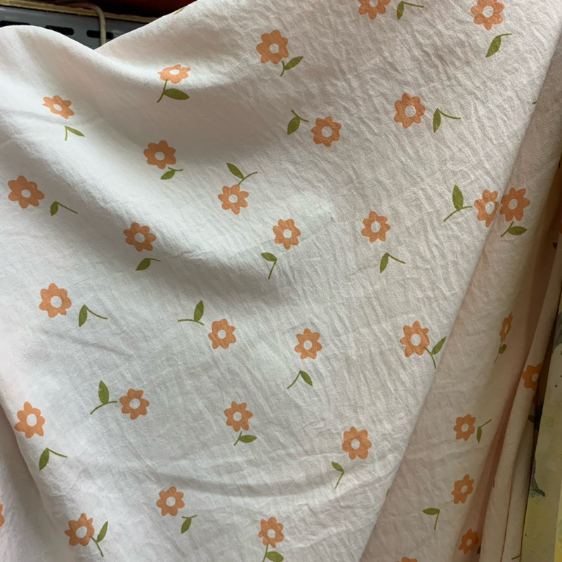 Kain katun Muslin - bahan katun premium- kain katun motif - bahan cotton muslin - kain bahan motif L