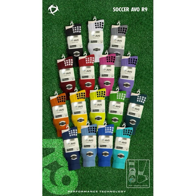 Kaos Kaki Anti Slip Avo Futsal R9 | Kaos Kaki Avo Futsal Sebetis Original