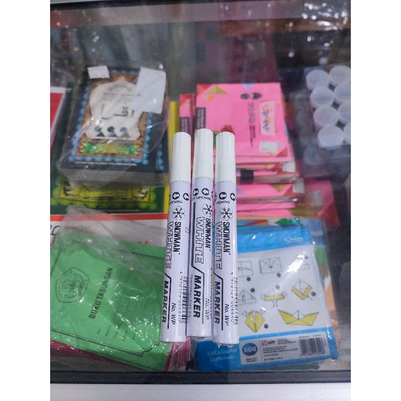 

Snowman White Marker No. Wp