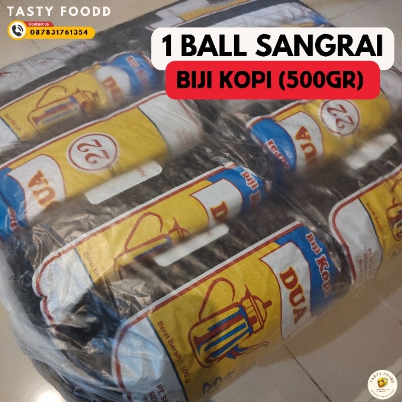 

[ 1BALL ] BIJI KOPI SANGRAI 22 BERAT (500gr) // 1 BALL 5KG ISI 10 BUNGKUS (500gr) KOPI 22