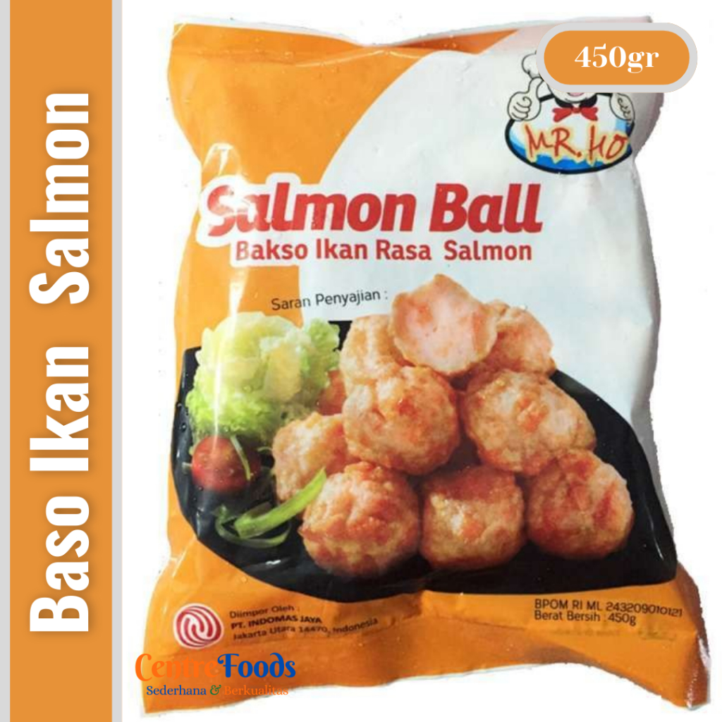

Bakso Ikan Rasa Salmon - Salmon Ball MR. HO | 450gr [ Harga Per BKS ]