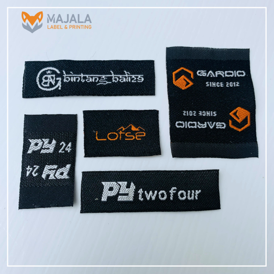 label woven | label rajut | label bordir