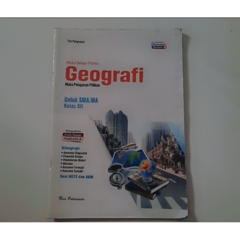 Buku LKS Geografi mata pelajaran pilihan (IPS) untuk SMA/MA kelas XII oleh Viva Pakarindo