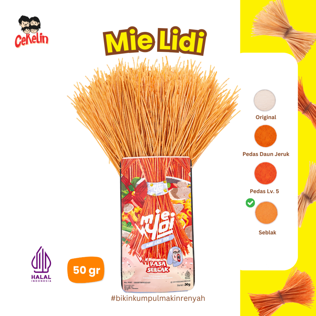 

Cekelin Snack Mie Lidi/Jajanan Lidi/Snack Lidi